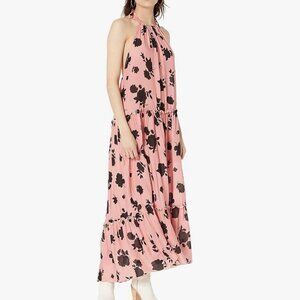 Kate Spade New York Bicolor High Neck Halter Cover-Up Dress Size Large NWT